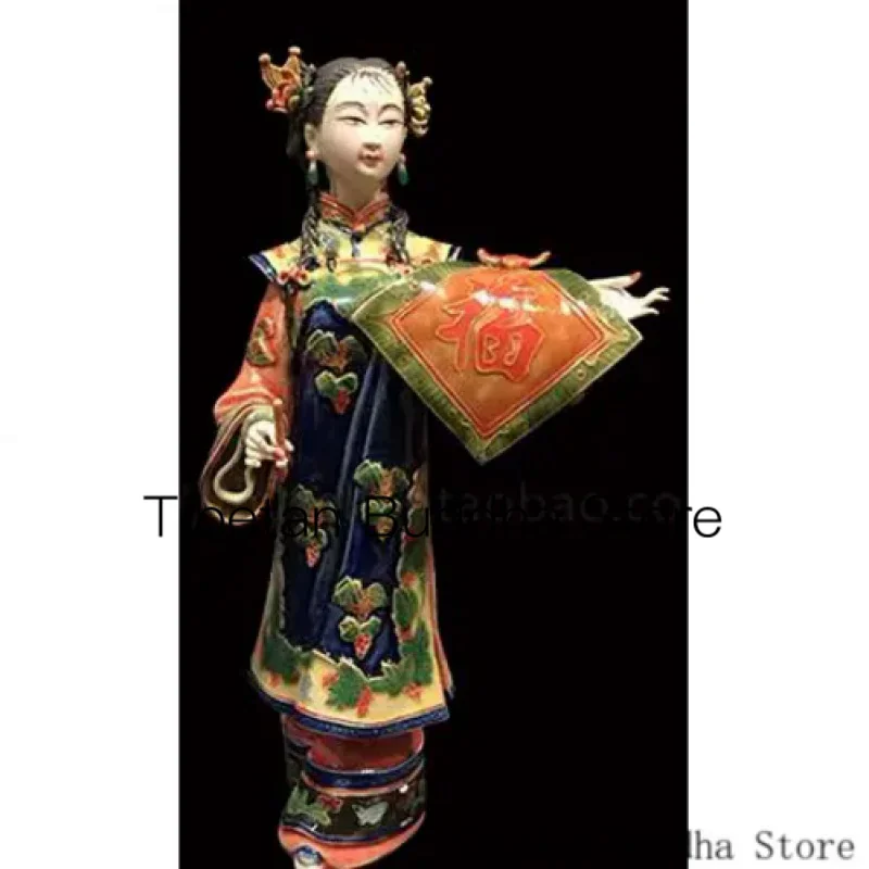 

Ceramic dolls creative jewelry ladies lucky stars High-end luxury girl Beauty figure Sculpture statue Home Decoration