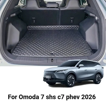 Tappetini per bagagliaio auto per Omoda 7 shs c7 phev 2026, accessori auto, coperture protettive impermeabili per il pianale posteriore, prodotti per automobili