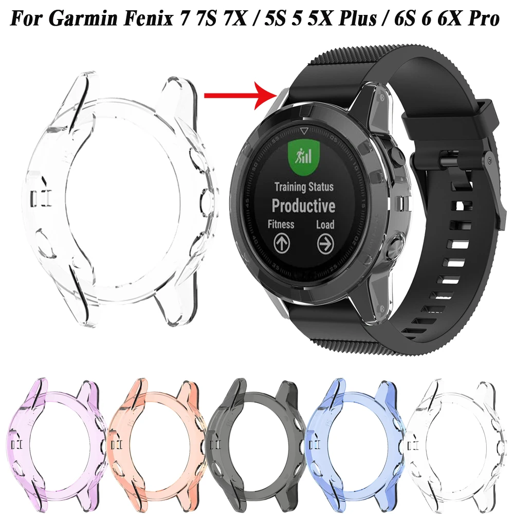 

Защитная рамка из ТПУ для Garmin Fenix чехол 5 5X Plus 6S 6 6X Pro