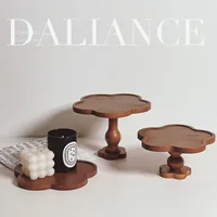French Vintage Lace Wooden Trays Tall Tray Aroma Candle Tray Storage Trays Tall Tray Ornament  Decorative Tray 1