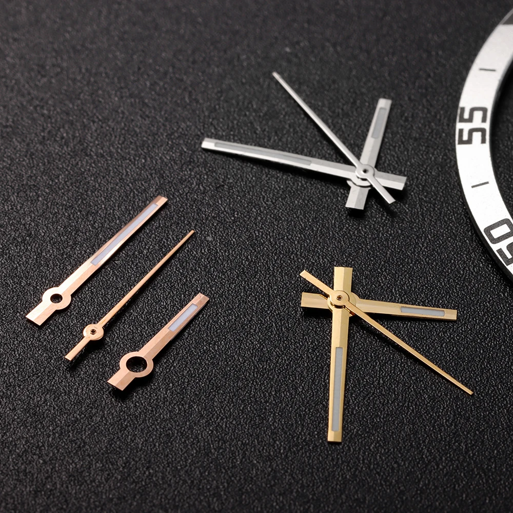 Aiguilles De Montre Lumineuses 3 Broches Pour Mouvements NH35/NH36/4R/7S