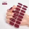Full Cover Nail Stickers Fashion Nail Polish Nail Decoration Sparkling Glitter Self Adhesive Manicure Designer Nail Art Sticker 4
