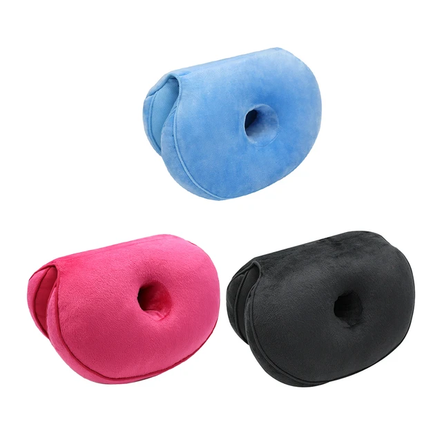 Dual Comfort Butt Pillow Lift Hips Up Seat Cushion,Donut Pillow - Beautiful  Buttocks Latex Cushion Orthopedic Posture Correction Cushion for Tailbone