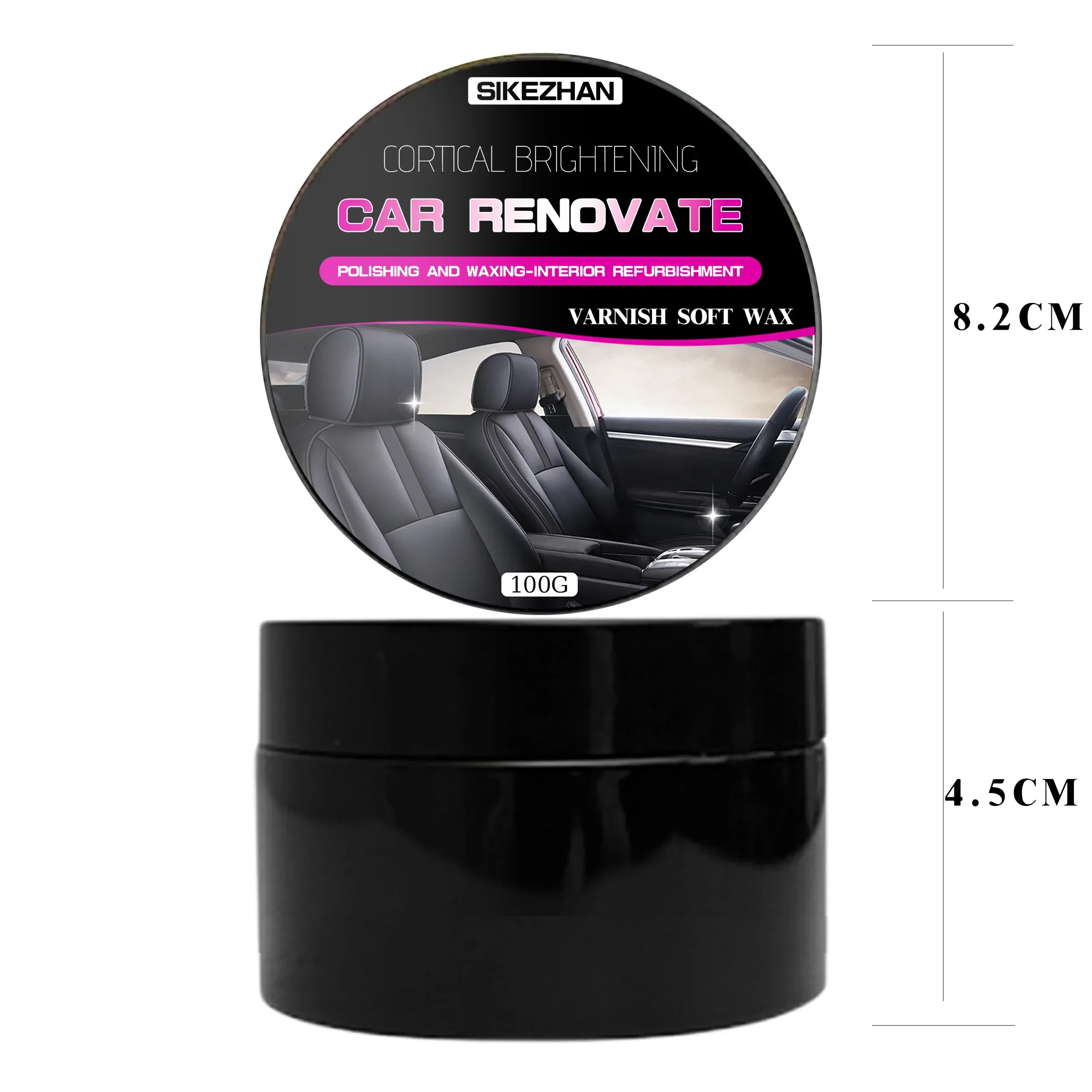 Car Plastic Restorer Crystal Coating Agent Wax