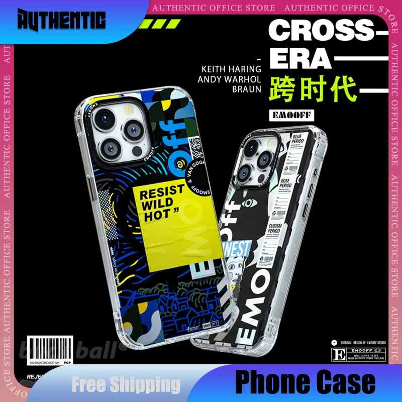 

New EMO OFF The Era Case For iPhone 15 Pro Max Magsafe Magnetic Wireless Charging Phone Case Anti Drop Cover iPhone 15 Case Gift