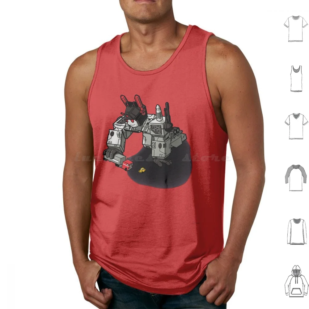 Heeding The Call Of Play Time Canotte Gilet Senza Maniche Metroplex Play Kid Parody Cartoon Anni '80 80S Sabre Morning