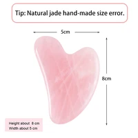 Natural Stone GuaSha Jade Facial Beauty Scraping Massage Tools Firm Skin Care Face Gua Sha SPA Physical Therapy Gue Che Roller 3