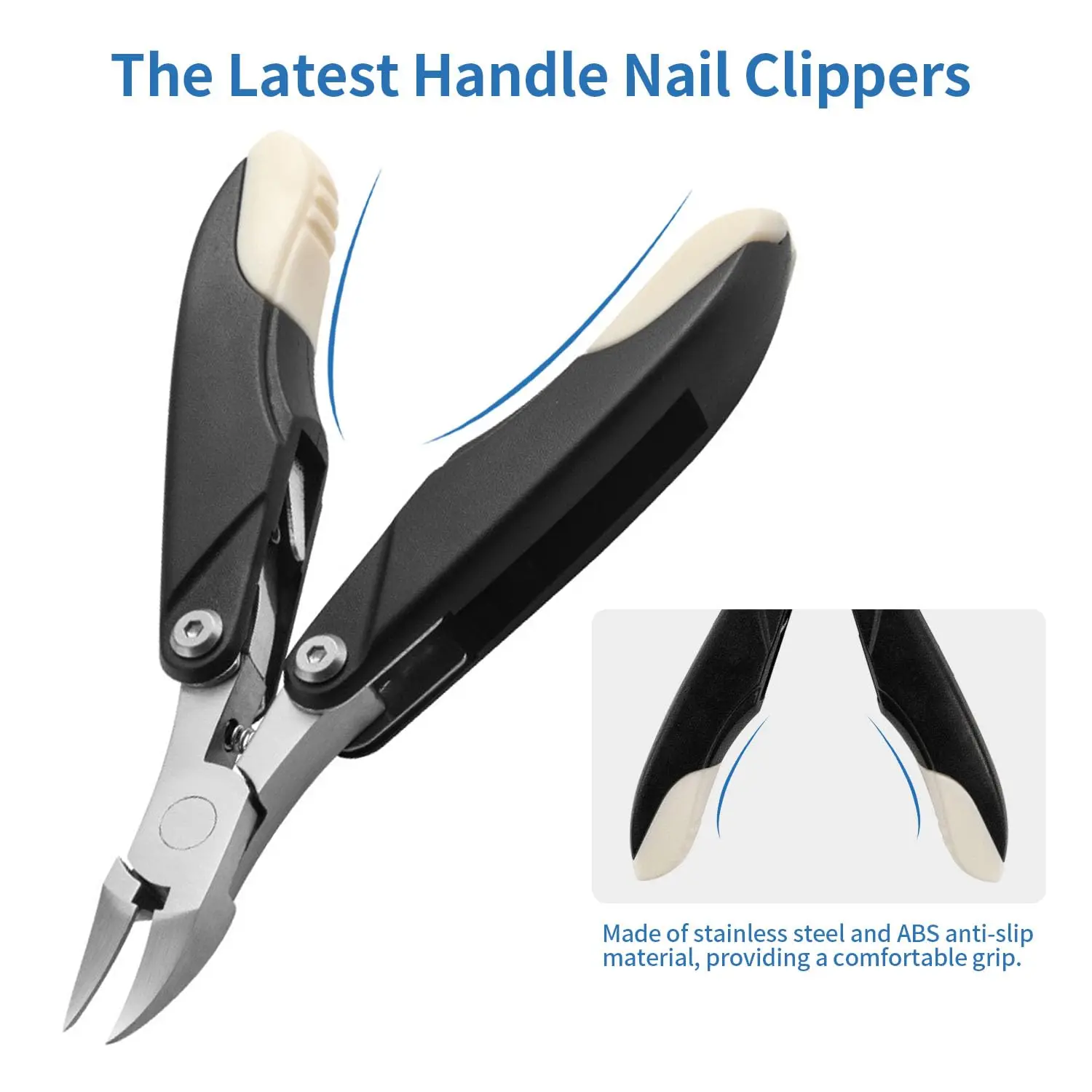 1Piece Multifunctional Folding Stainless Steel Nail Clippers Eagle Nose Pliers Dead Skin Pliers Nail clippers Pedicure Clip