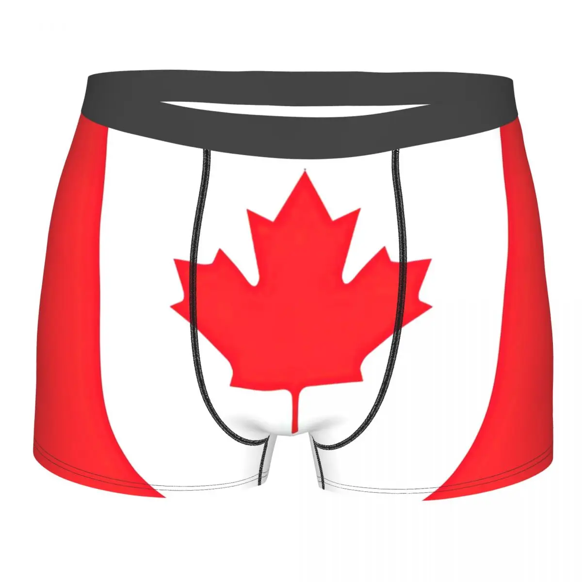

Canadian Flag Underpants Breathbale Panties Male Underwear Print Shorts Boxer Briefs