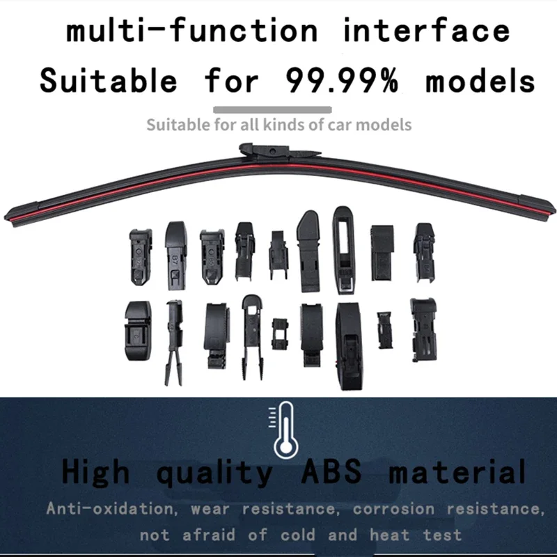 14" Double Layer Frameless Wiper Blade 4