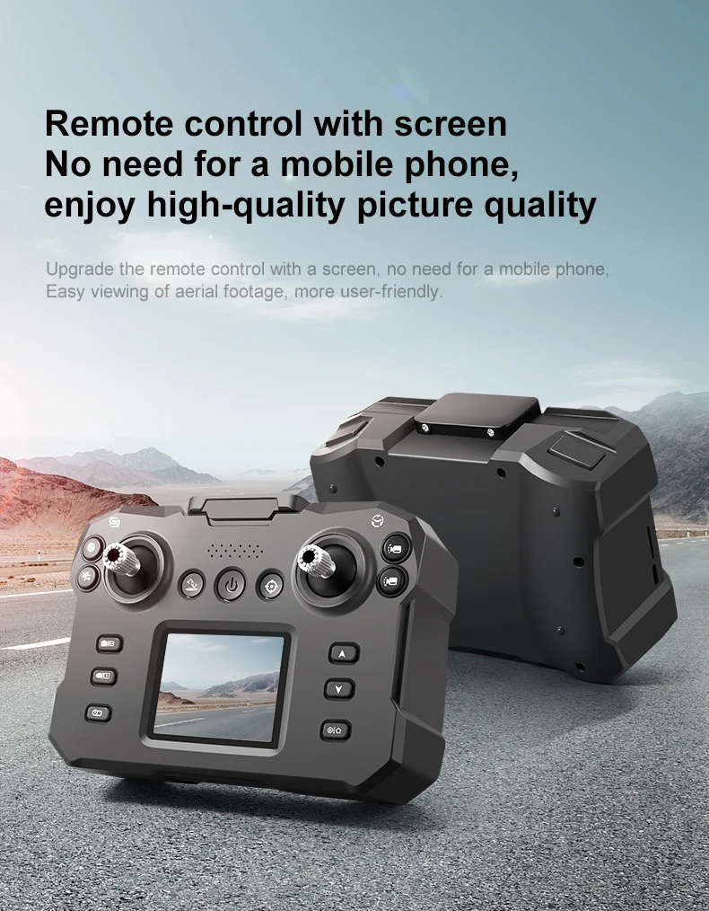 Description Picture 3 of itemK6/K12 MAX 6K Professional Aerial Drone HD Dual Camera LCD Screen Drone Brushless Foldable Quadcopter Optical Flow Positioning