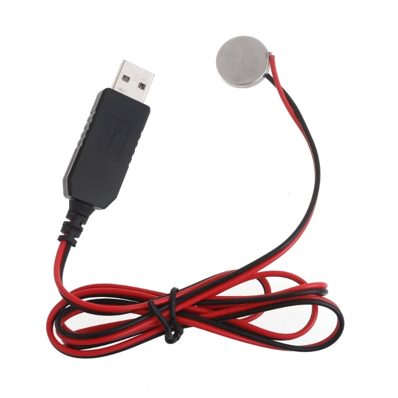 Portable USB to 3V CR2032 Fake Cord Instead of 1x CR2032