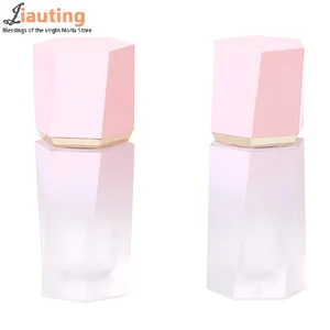 7ML Plastic Lip Gloss Tubes DIY Lipstick Tubes Refillable Empty Cosmetic Container Travel Essentials Gradient Pink Makeup Tool