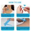 3-IN-1 Auto Skin Tag Removal Kit Painless Skin Label Mole Acne Wart Removal Pen Set with Cleansing Swabs Facial Beauty Care Tool 3