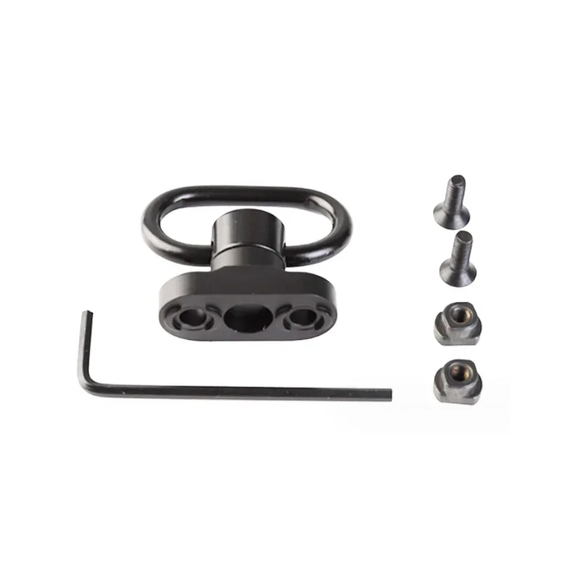 Metal QD Release 1.25 Inch Sling Mount 2-point anchors Strap Attachment Hook For Hunting