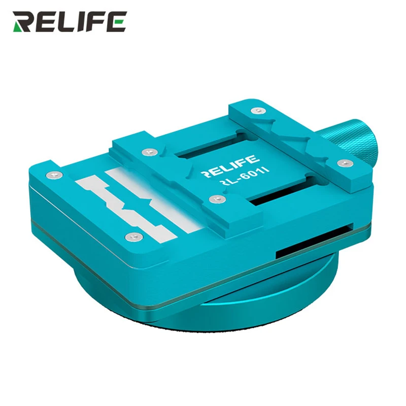 RELIFE RL-601I 360° Mini Rotary Multifunction Repair Fixture For Mobile Phone Motherboard PCB IC Chip CPU Glue Removal Tools maintenance glue removal constant temperature heating table easy tin removal for mobile phone pcb motherboard chip cpu repair