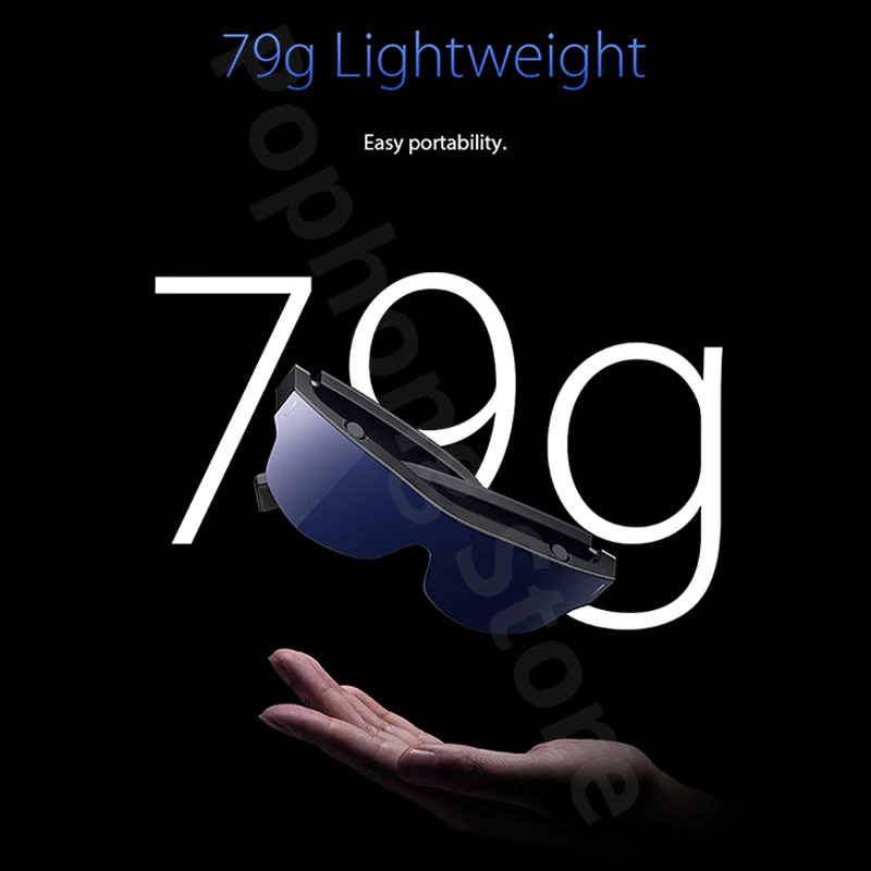 Global Version Nubia Neovision AR Glass 79g weight 120 inch HD huge screen 0-500&deg; Myopia Adjustment Nubia Neovision Glass NVF01