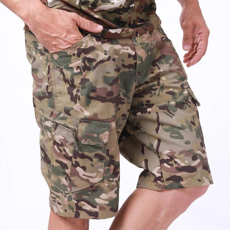 Tactical Shorts Men Outdoor Military Cargo Camo Short Pants Hiking Sports  Combat Training Multi Pocket Shorts Bermuda Pantalones|Hiking Shorts| -  AliExpress