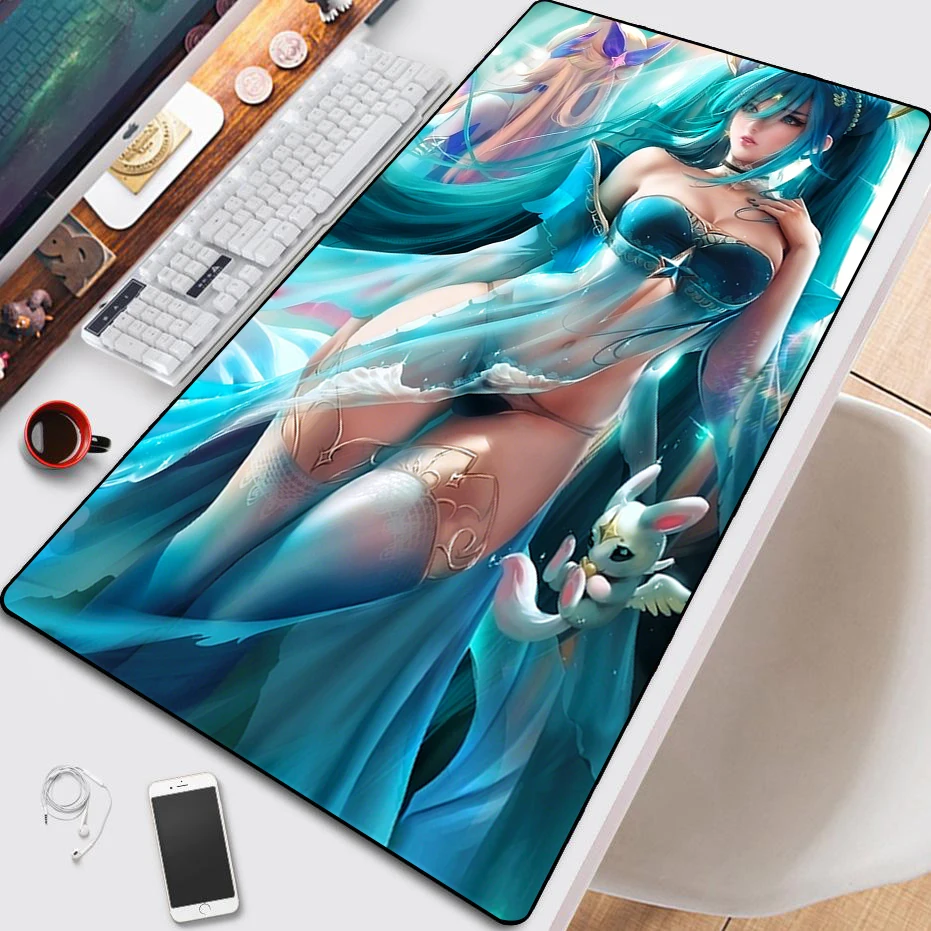 Legal menina escura jogos animação mouse pad super moda sexy abstrato  bloqueio de borracha pc almofada de jogo melhor-vender presentes de natal -  AliExpress