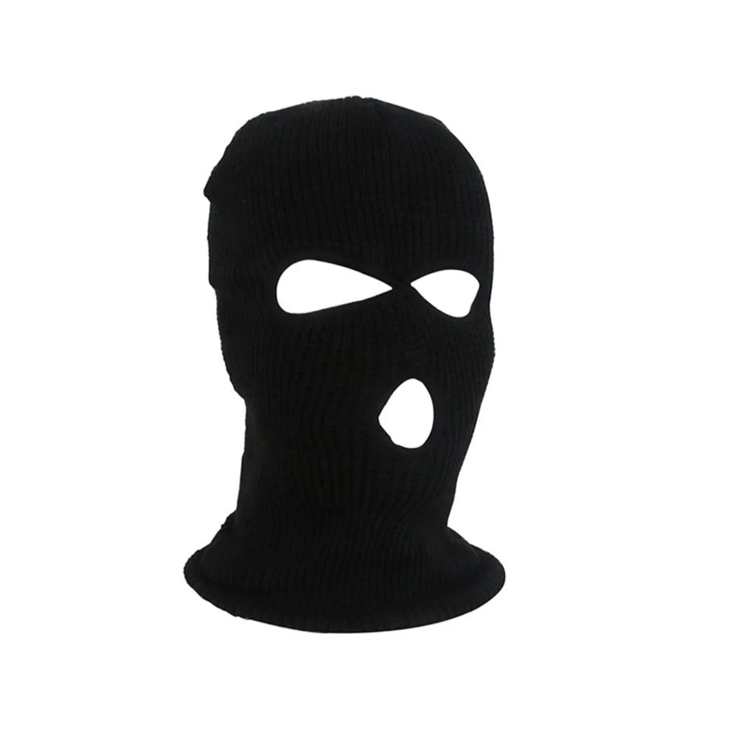 Spoof Car Seat Cover Masked Person Knitted Headgear Halloween Headrest Cover Decoration Car Anti-theft Warning Accessories