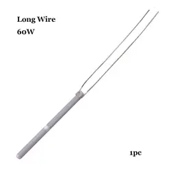 Adjustable Temperature Ceramic Soldering Iron Heater - 80W/60W/100W, High-Performance Internal Heating Element (1pc-60W Long Wire)