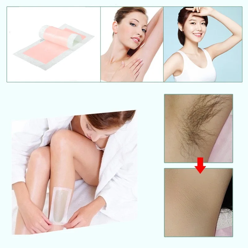 Strisce depilatorie di cera per viso gambe e bikini in tessuto_voghion.com