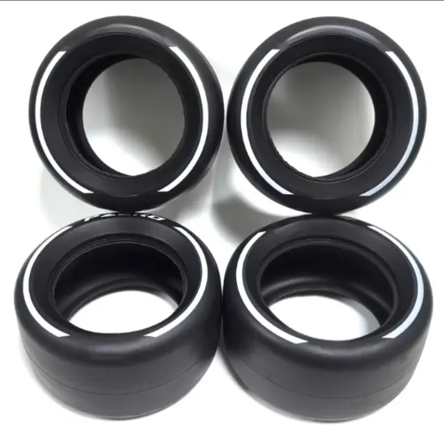 4Pcs/Set F1 Hot Wheel Tires Little Builder Wheel Tyre