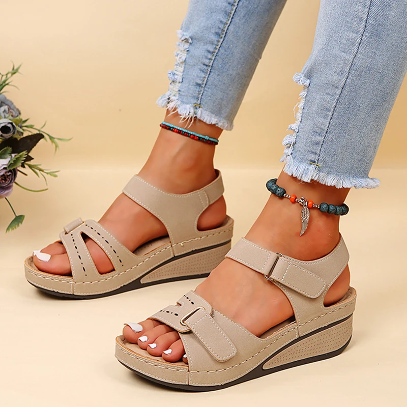 2024 New Women Soft Women's Sandals Slip On Open Toe Walking Shoes Slipper Party Footwear Female Zapatillas Muje_voghion.com