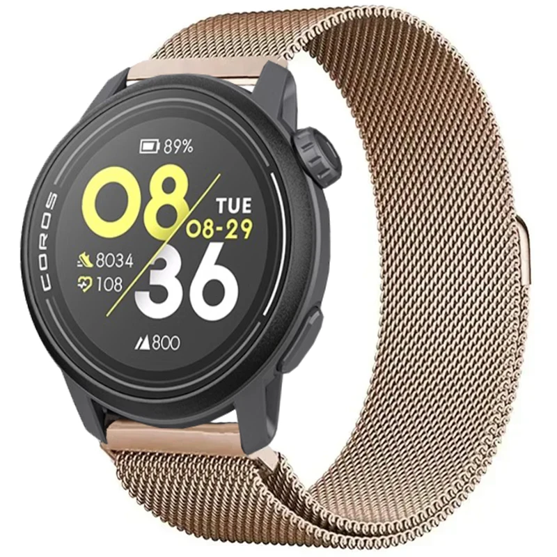 Sleek Metal Milanese Magnetic Bracelet for Smartwatches (20mm & 22mm)