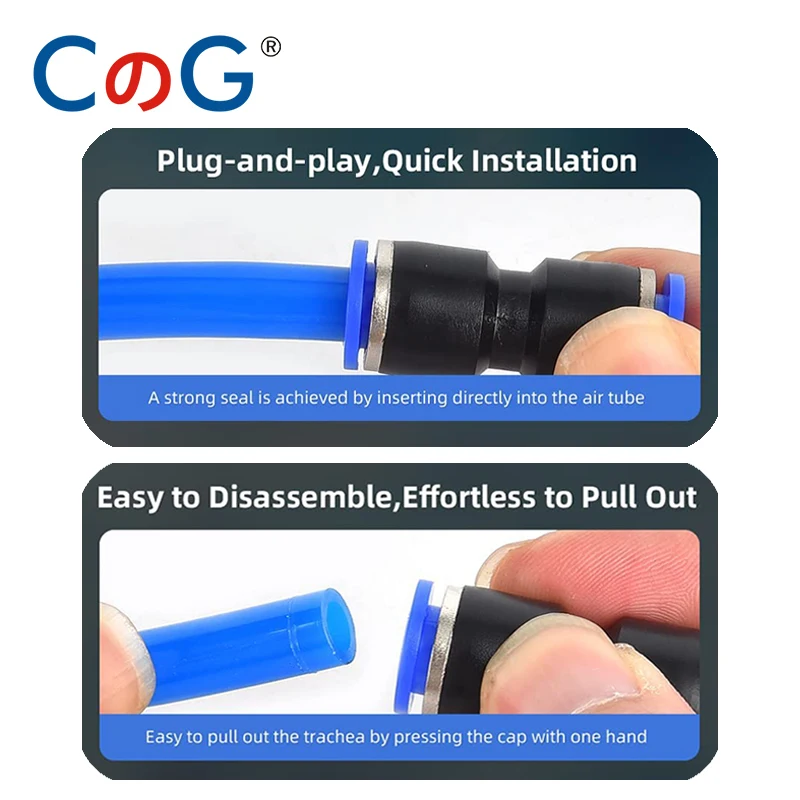 96-Piece Quick Connect Air Hose Fittings Kit - 1/4", 3/16", 5/32", 3/8", 1/8", 1/2", 5/8" NPT Push-to-Connect - View #4