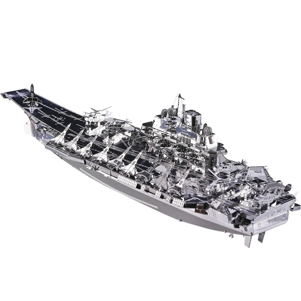 Piececool Model Building Kits PLAN LIAONING CV-16 3D Metal Puzzles Battleship Jigsaw DIY Toys for Teen metcalfe model