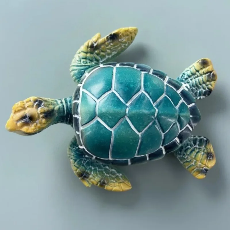 Aimant De Réfrigérateur 3D Tortue De Mer Maldives Bali Jamaïque Bahamas Grèce Cadeau Souvenir De Voyage Décoration De Cuisine