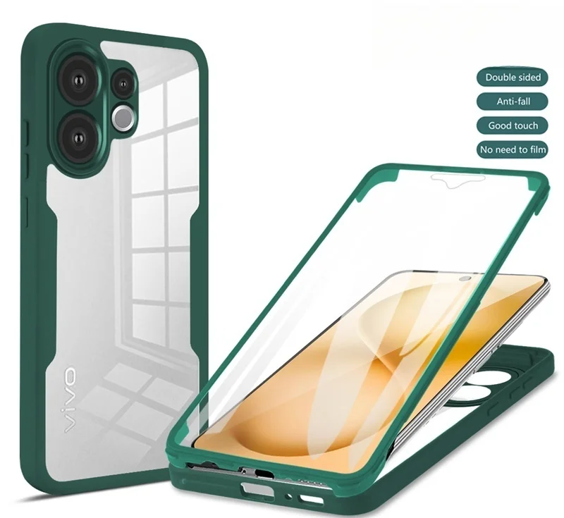 Shockproof 360° Full-Body Case with Screen Protector & Soft Silicone Back Cover