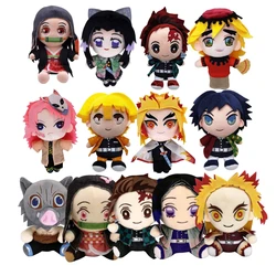 15-22CM Demon Slayer Manga Characters Kimetsu No Yaiba Tanjirou Nezuko Plush Stuffed Toy Devil's Blade Anime Dolls Kids Gift