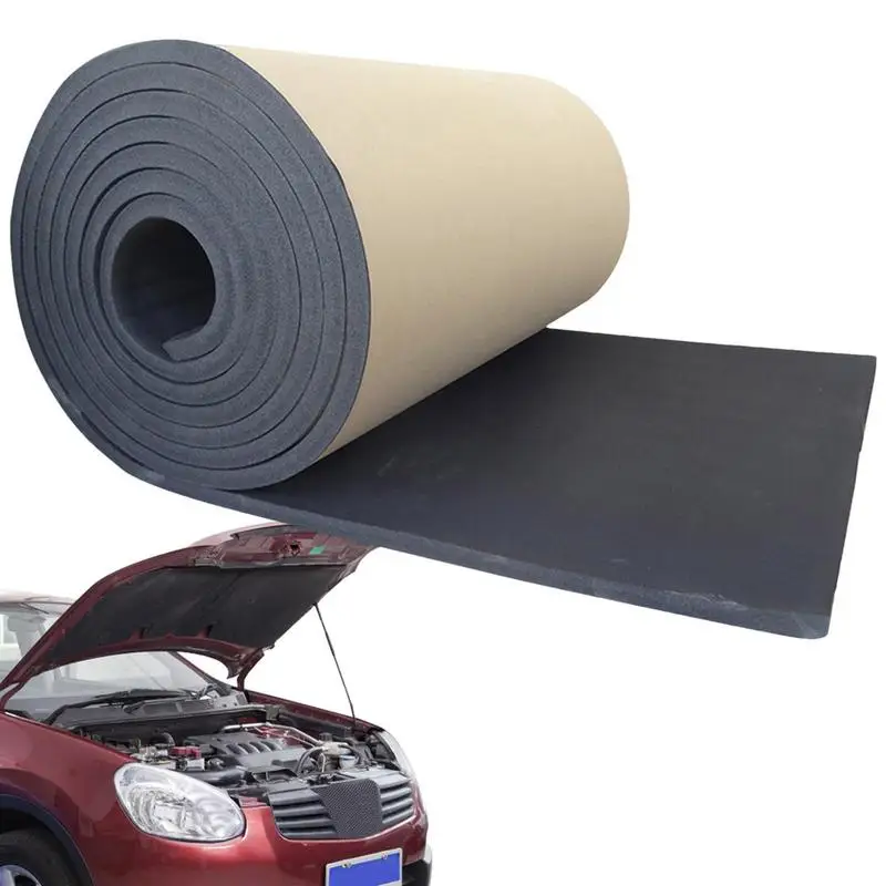 

Heat Shield Insulation Mat Fireproof Car Sound Proofing Deadening Universal Acoustic Dampening Foam Pad For Noise Control
