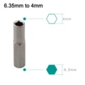 6.35mm to 4mm