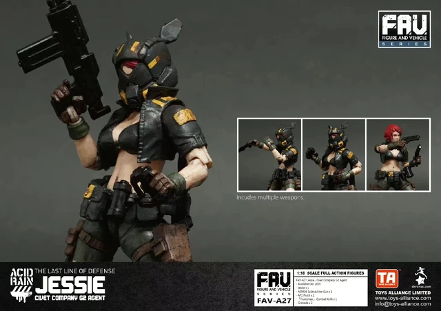 アシッドレイン　ACID RAIN FAV-A27 ジェシー　 3.75インチ ACID RAIN WORLD | Products | FAV-A27 Jessie - Civet Company