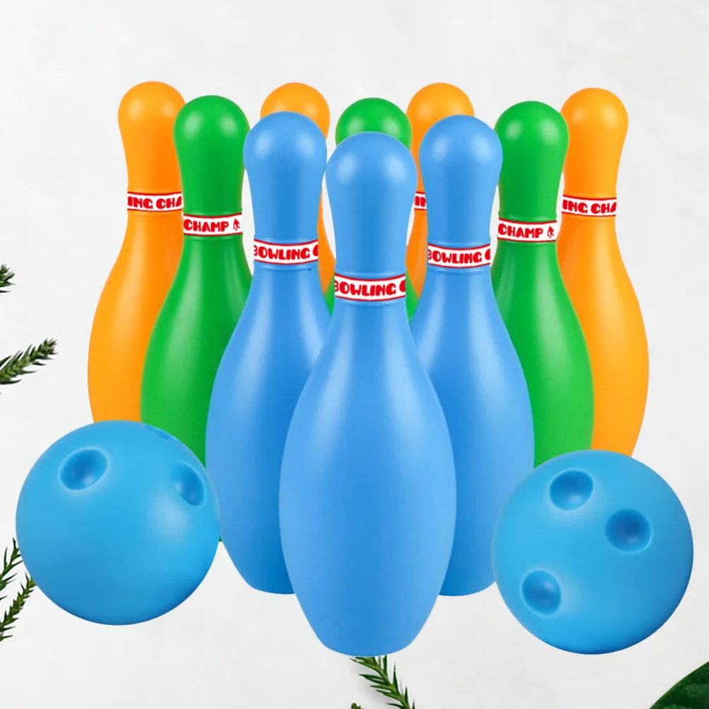 1 Set Kids Bowling Toys For Toddlers Plastic Gutterball Educational Funny Bowling Ball Toys For Toddlers for Children Toddlers