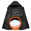Winter Vests Men Thick Warm Vest Plus Size 10XL 12XL Fashion Casual Solid Color Black Vests Sleeveless Jacket Big Size 12XL 3