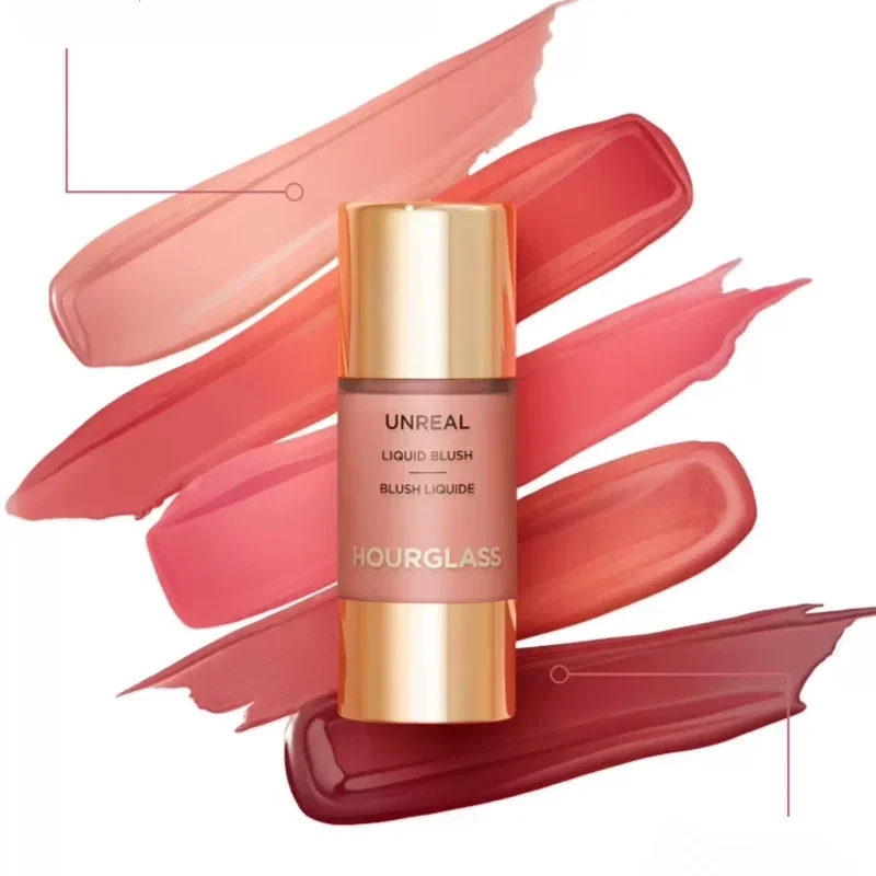 Wholesale HOUR/GLASS Small Eyedropper Liquid Blush Contouring Natural Water Glow Oxygen White Peach Cosmetics 3