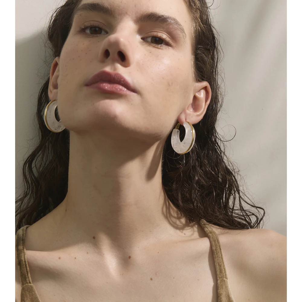 Yhpup Chunky Hoop Earrings