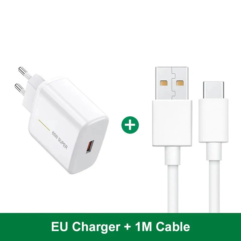 ตัวเลือกสินค้า สายชาร์จเร็ว 65W SuperVOOC สำหรับมือถือหลายรุ่น