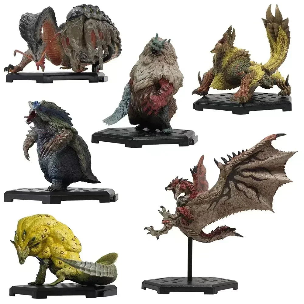 Monster Hunter World Iceborne Dragon Action Figures - Basarios, Nergigante, and Tigrex Collectible Set