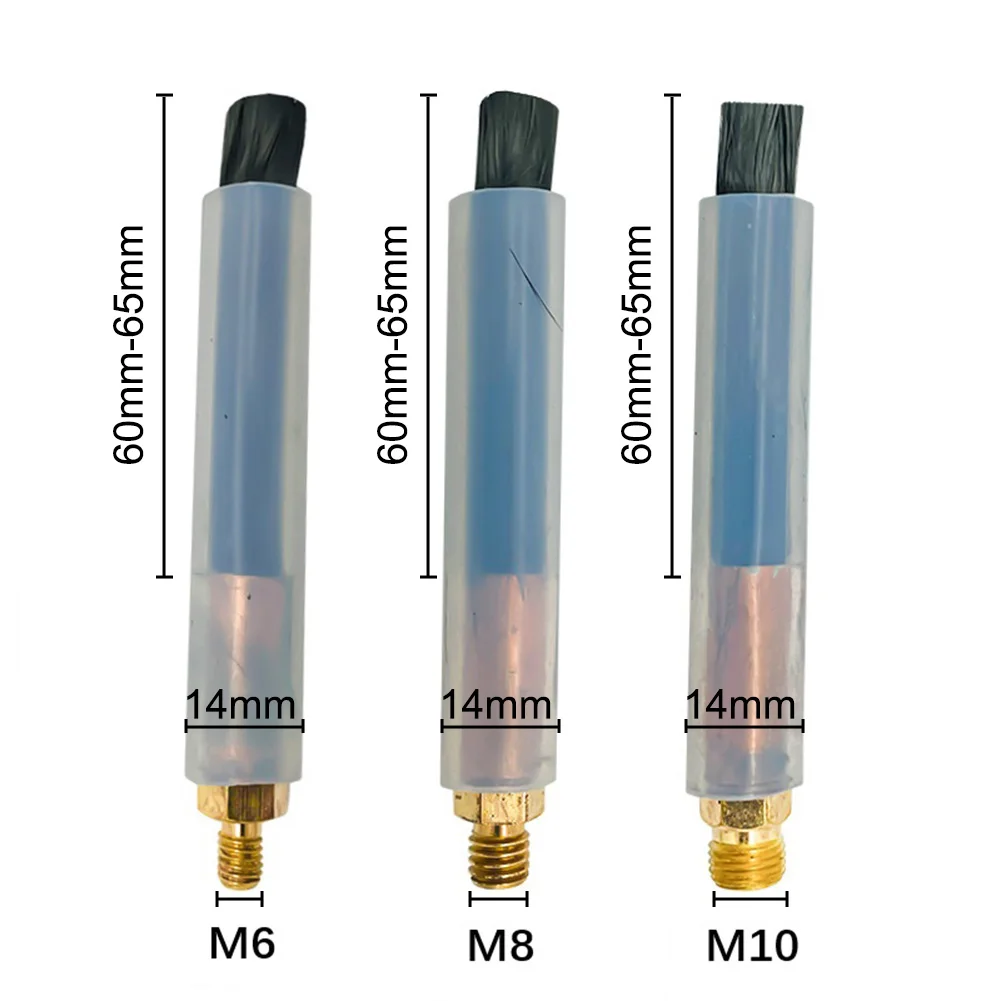 Cleaning Brush 2pcs Carbon Fiber Pickling Brush Electrolytic Polishing For Weld Seam Bead Joint Cleaning Machine