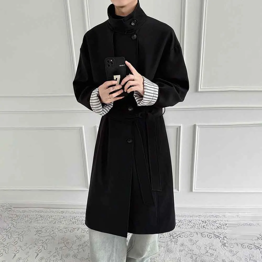 Autumn Long Coat American Retro Fashion Trend High Street 4