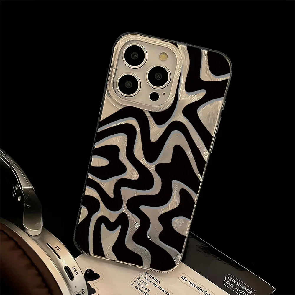 Luxury Laser Wave Design Phone Case Cover