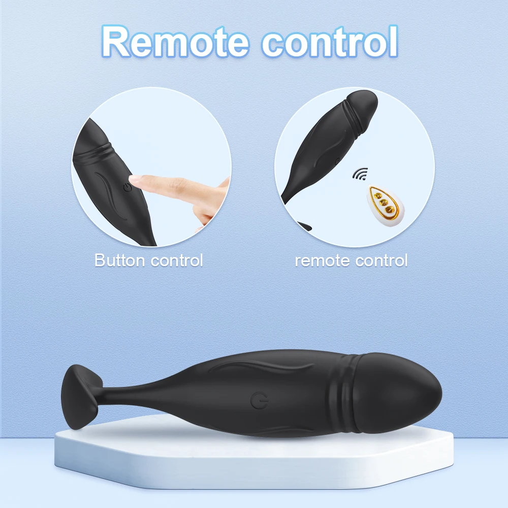 Anal Plug Vibrator For Men Women Butt Plug Prostate Massager Remote Control Adult Sex Toy