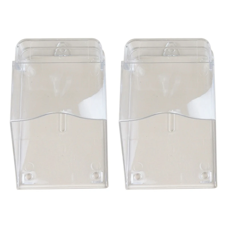 

2X Waterproof Transparent Waterproof Door Bell Cover For Wireless Doorbell Home Door Bell Chime