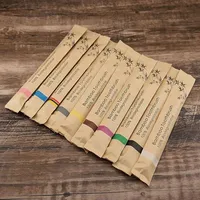 Couleur aléatoire 5/10 pièces Brosse à dents en bambou réutilisable écologique en bois à poils souples pour adultes, fournitures de voyage et de maison, vente en gros 3