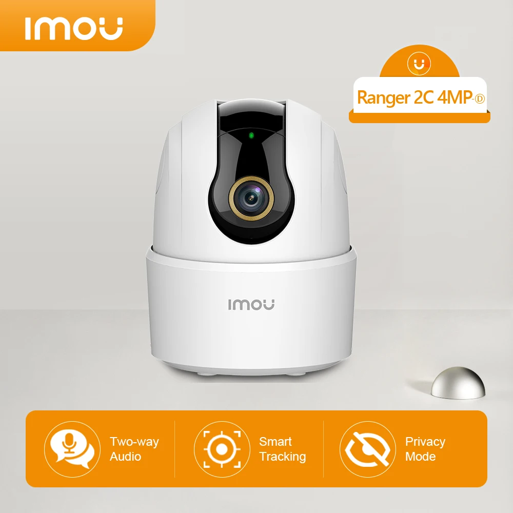 

Imou Ranger 2C 4MP IP Camera Indoor PTZ Wifi Security Camera 4MP Baby Monitor Two-Way Talk Human Detection Surveillance Cameras